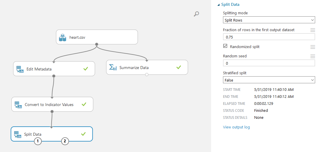 Splitting data